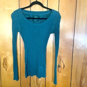 Mudd Teal Sweater Small